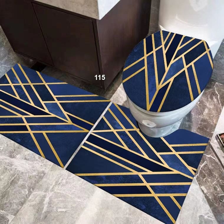 Set Of 3 Bathroom Mat, U-Shaped Contour Mat and Toilet Seat Cover ,Toilet Anti Slip Absorbent Rug, Pebbles Bathtub Decor Carpet, Soft Non Slip Cobblestone Mat, Memory Foam Pebble Shower Mat, Quick Drying Bathroom Mat Set Of 3 Bathroom Mat, U-Shaped Contour Mat and Toilet Seat Cover ,Toilet Anti Slip Absorbent Rug, Pebbles Bathtub Decor Carpet, Soft Non Slip Cobblestone Mat, Memory Foam Pebble Shower Mat, Quick Drying Bathroom Mat